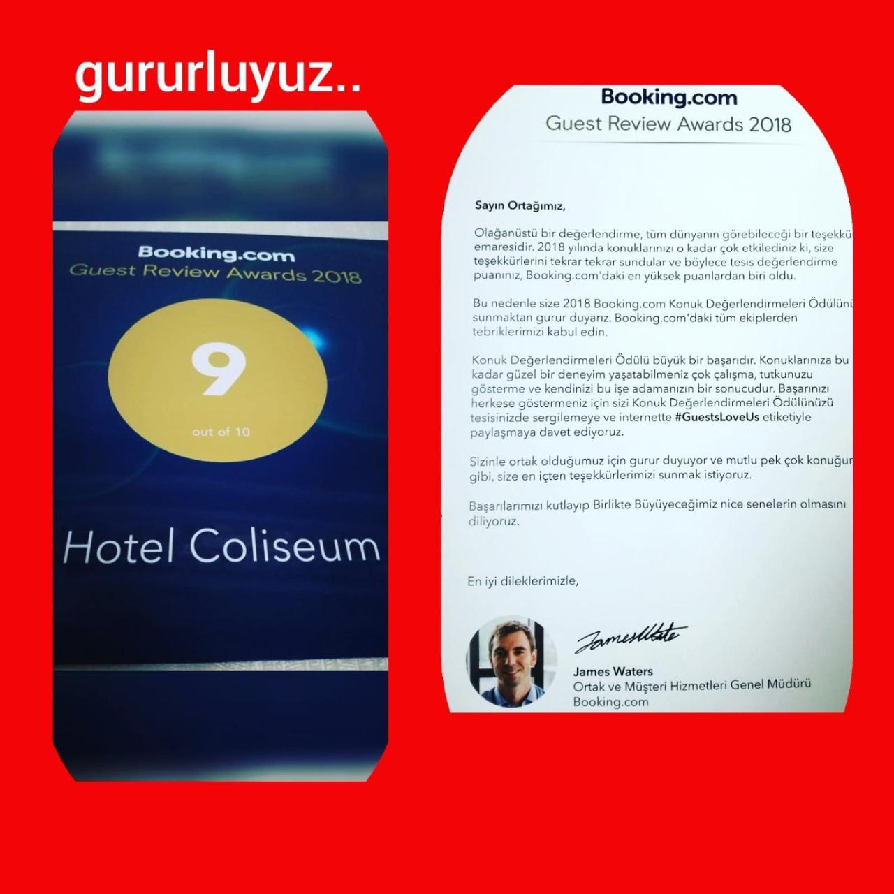 Hotel Coliseum Istanbul Eksteriør billede